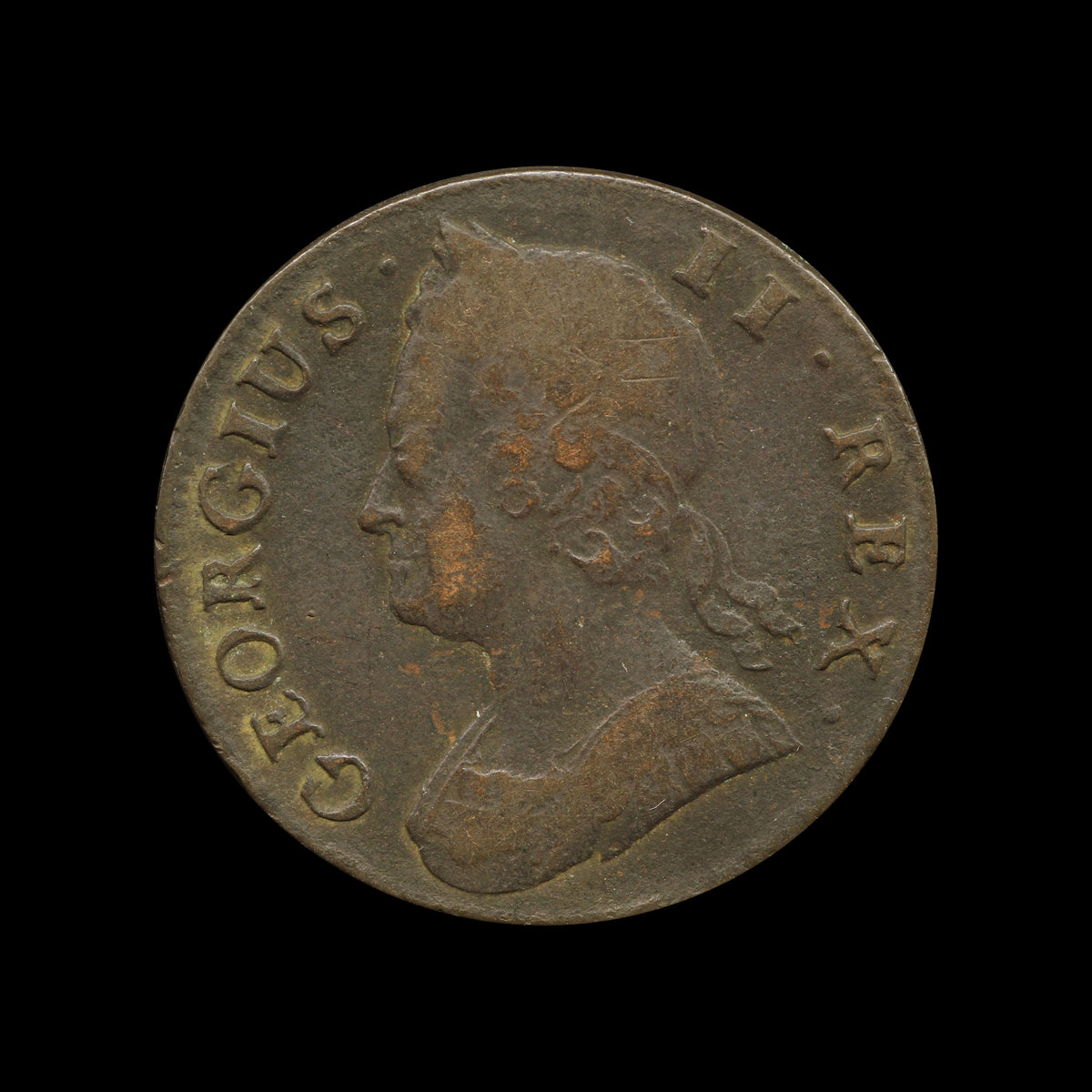 George II Halfpenny 1745
