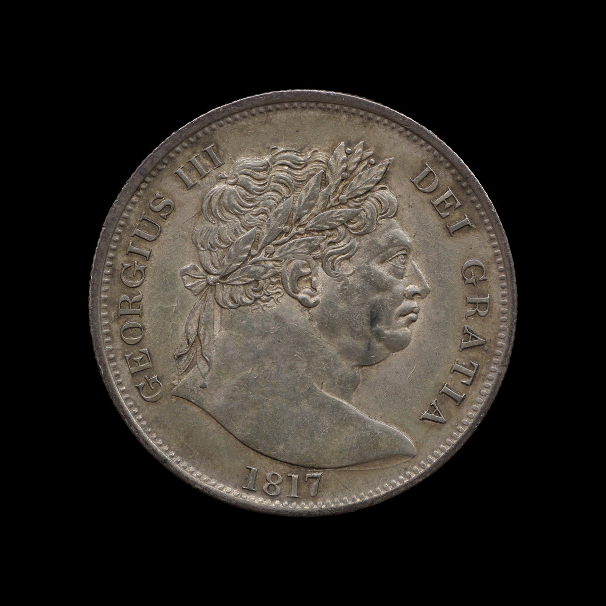 George III Halfcrown 1817. VF