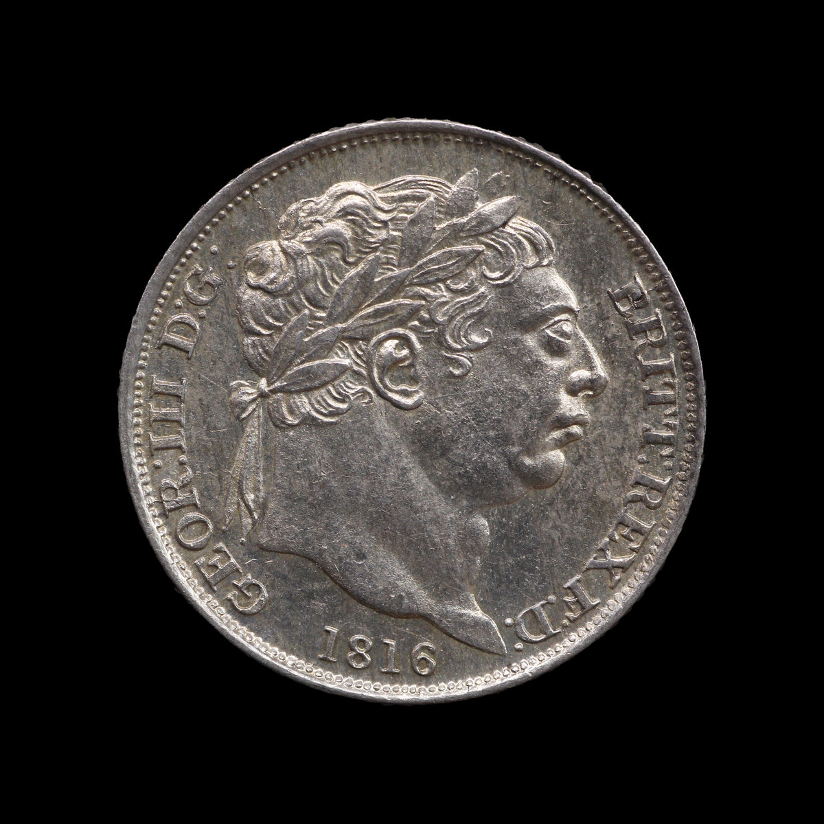 George III Sixpence 1816. gEF