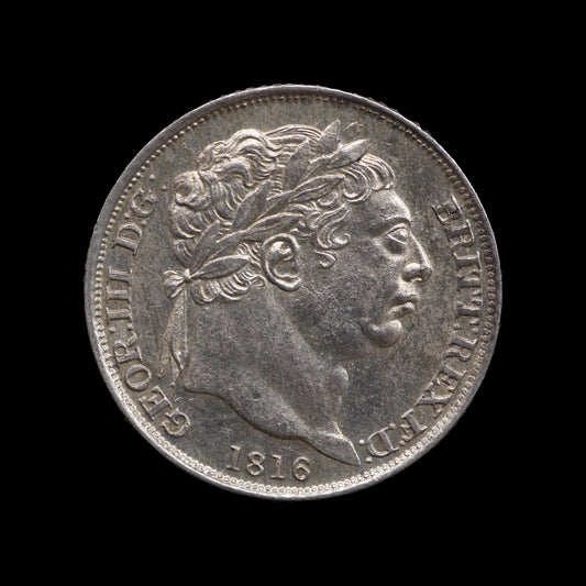 George III Sixpence 1816. gEF