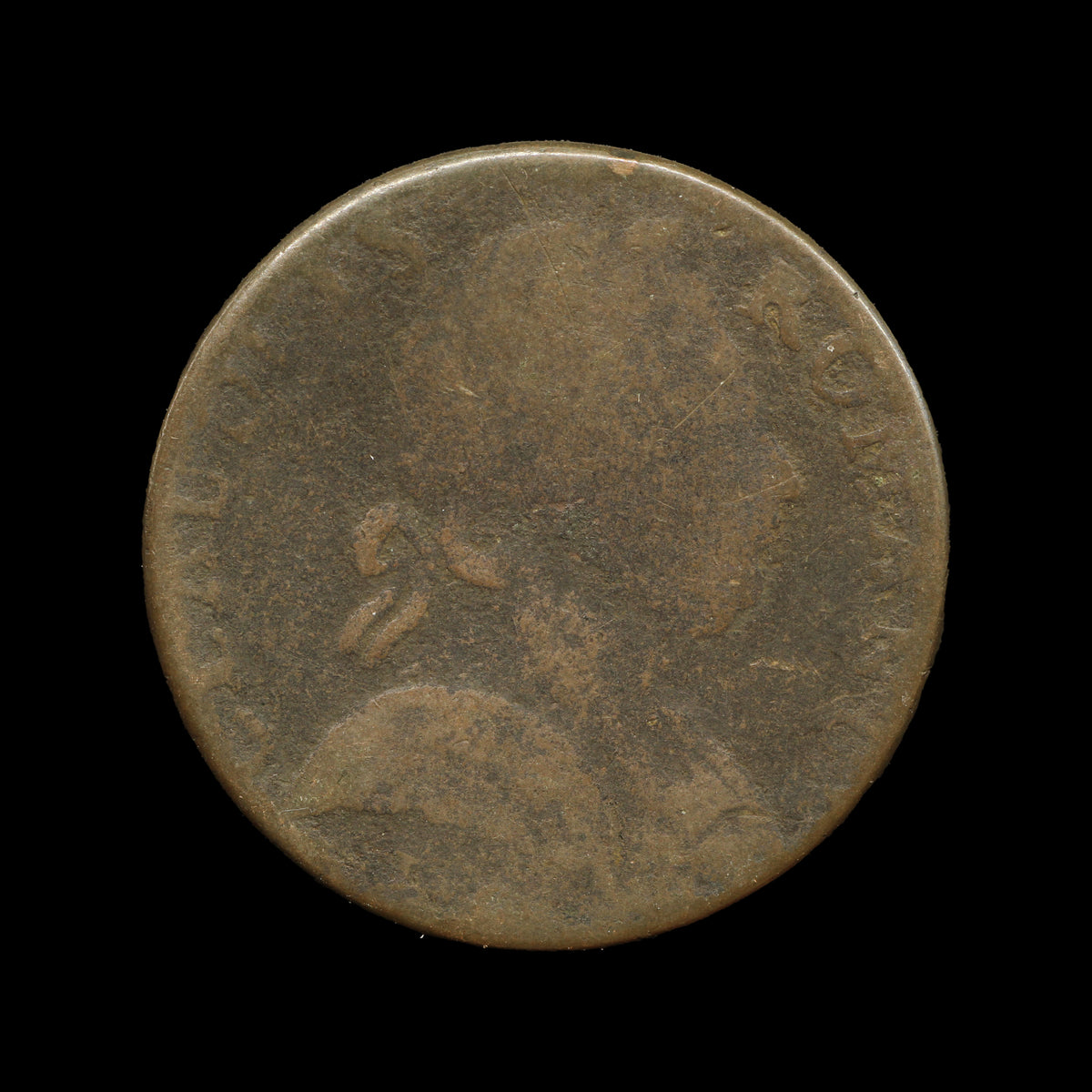 UK Halfpenny 1774 Evasion