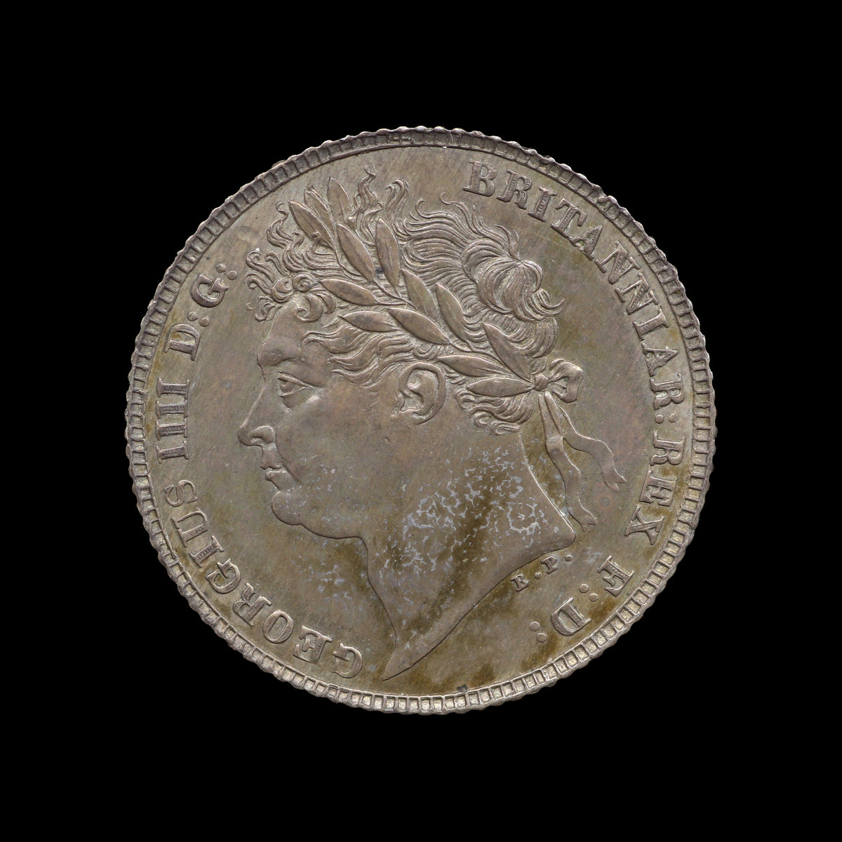 George IV Sixpence 1821