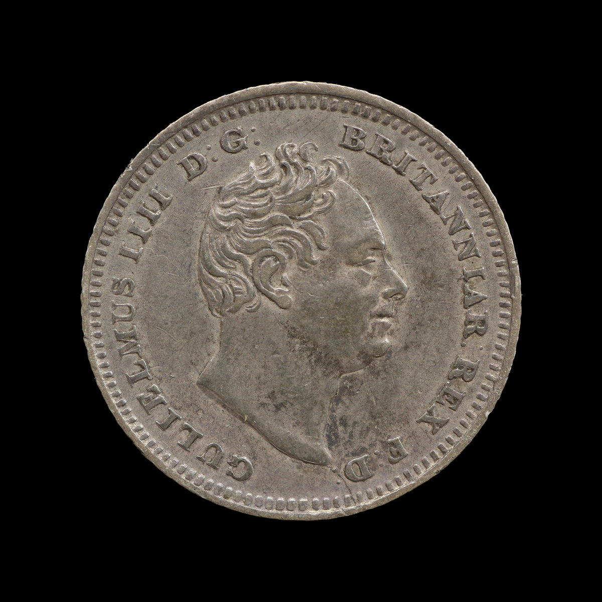 William IV Fourpence 1837. aEF