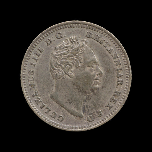 William IV Fourpence 1837. aEF