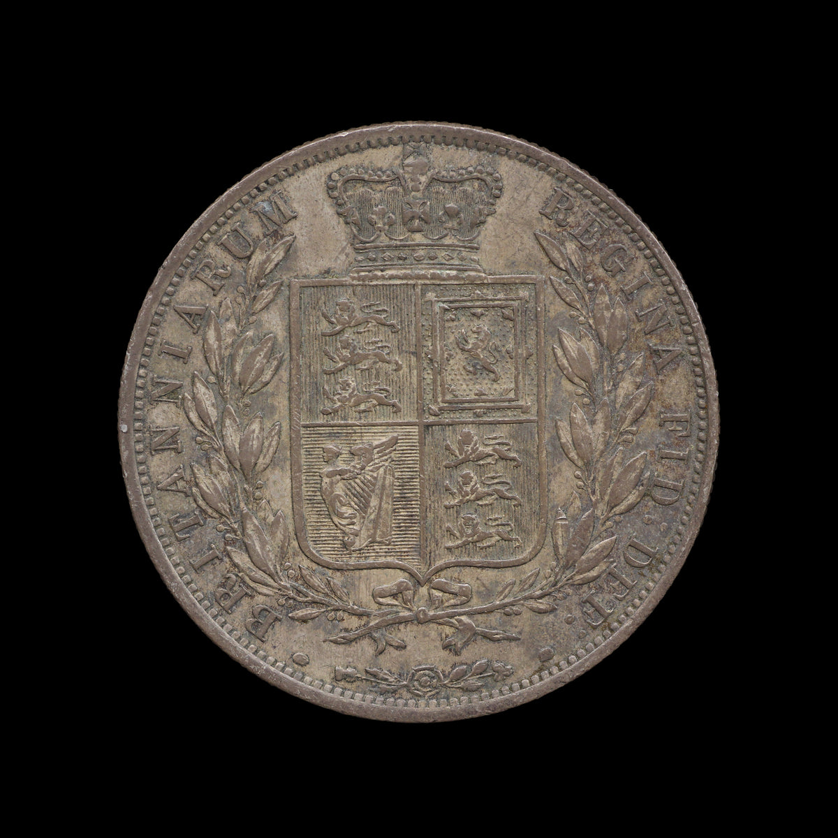 Victoria Halfcrown 1885. VF/gVF
