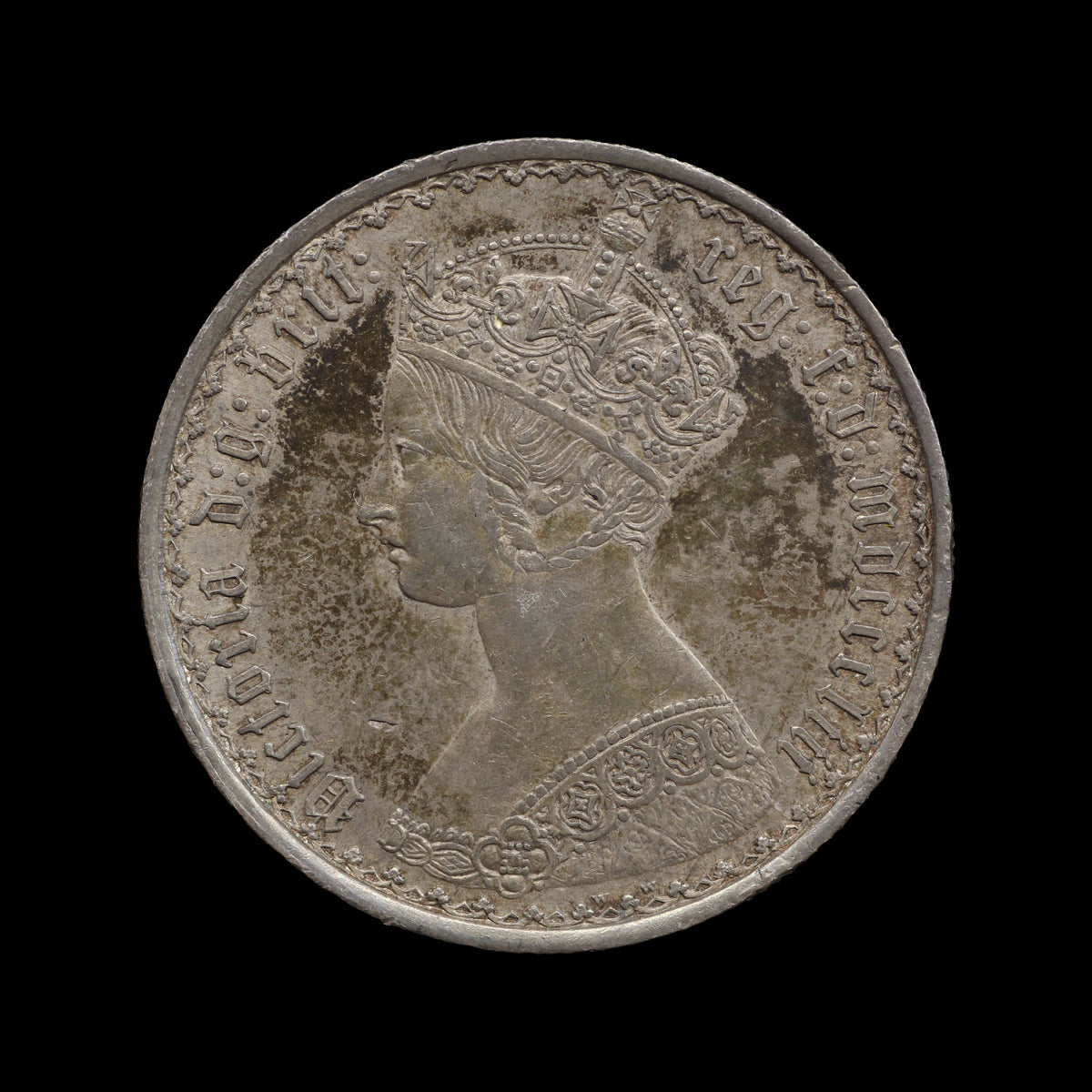 Victoria Gothic Florin 1853. VF