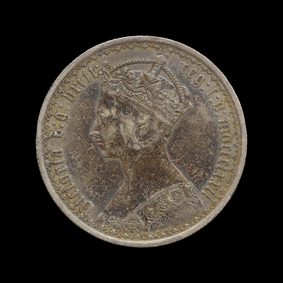 Victoria Gothic Florin 1872. aVF