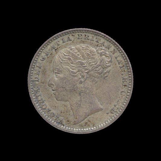 Victoria Shilling 1880. gVF/EF