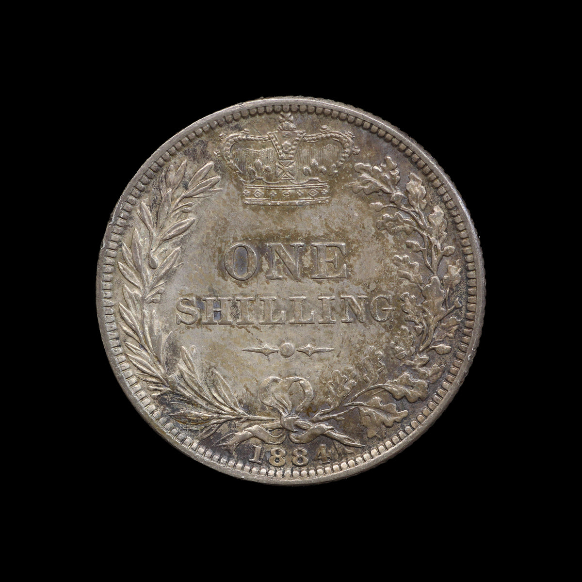 Victoria Shilling 1884. gEF