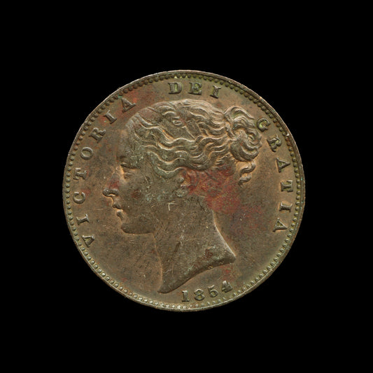 Victoria Farthing 1854. VF