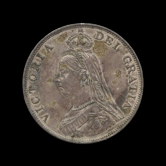 Victoria Double Florin 1889. gEF