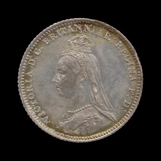 Victoria Fourpence 1888. EF