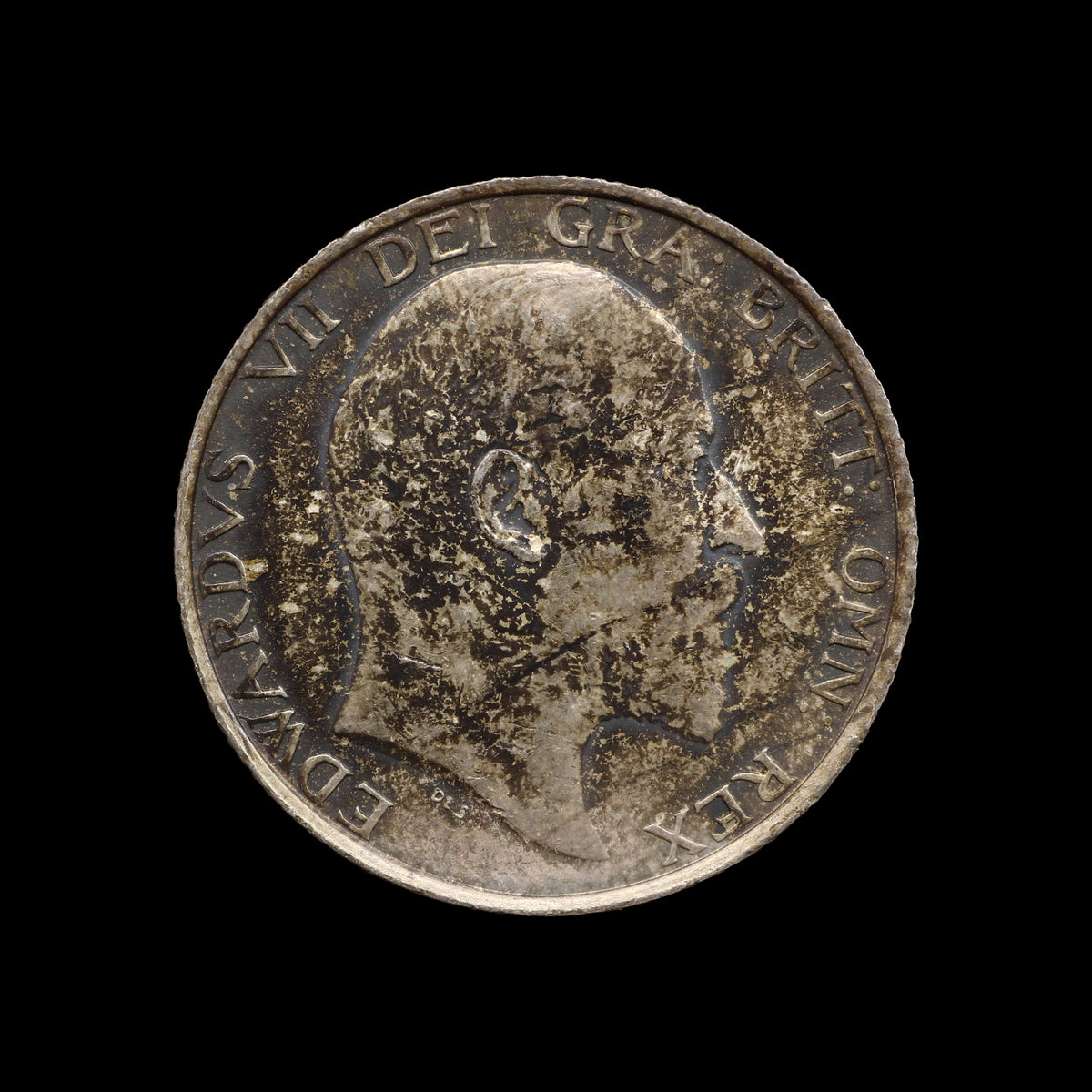 Edward VII Shilling 1902. gEF