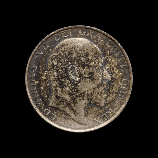 Edward VII Shilling 1902. gEF