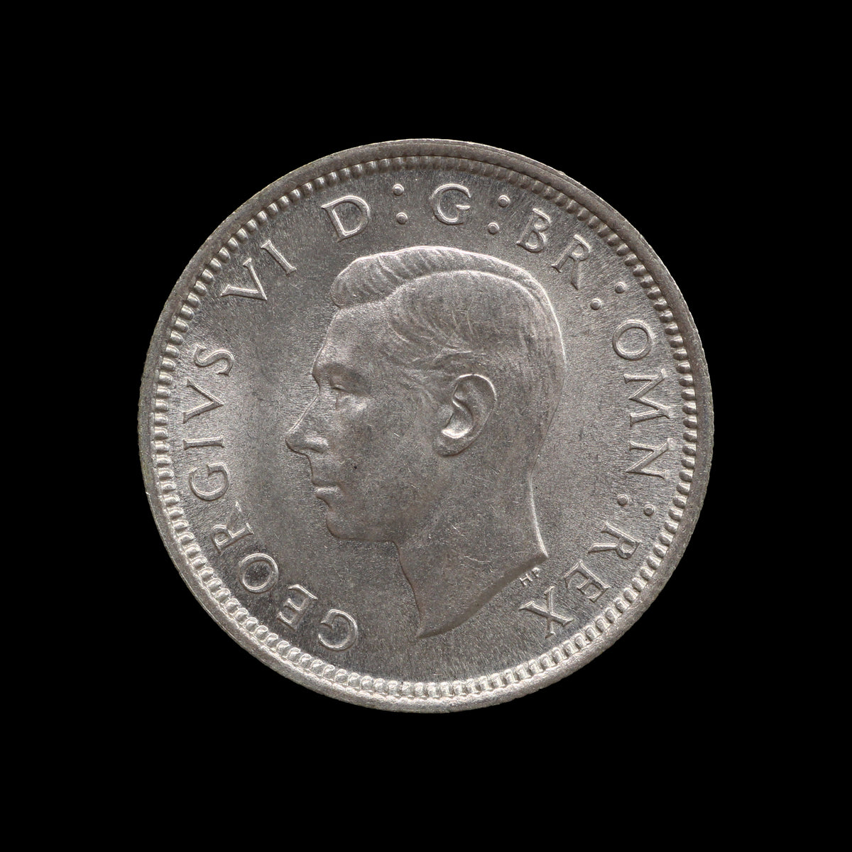 George VI Sixpence 1937. BU