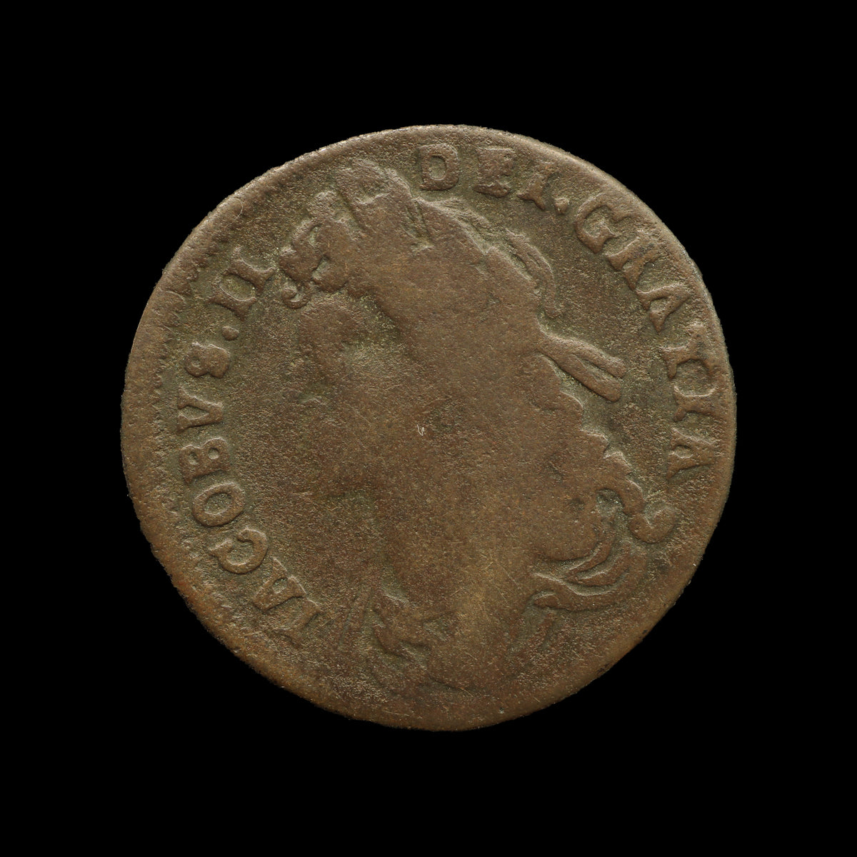 Ireland James II Halfpenny 1686
