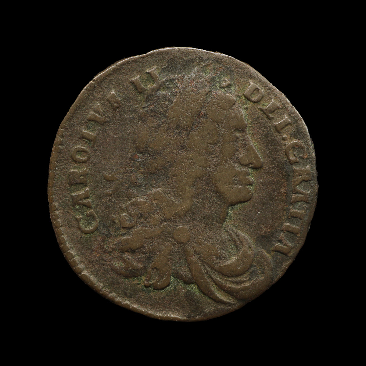 Ireland Charles II Halfpenny 1682