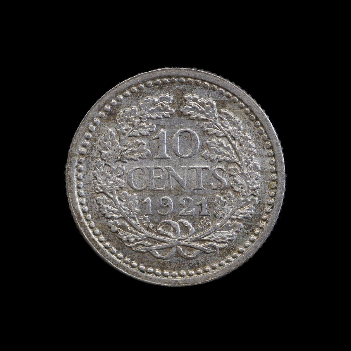 Netherlands 10 Cents 1921. EF