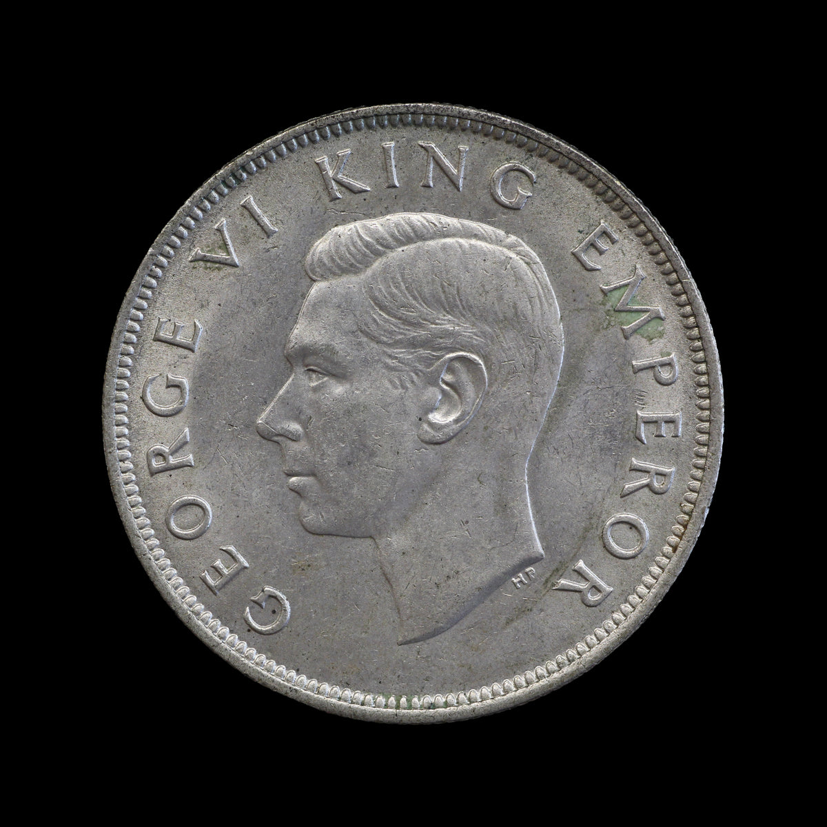 New Zealand Halfcrown 1943. AU