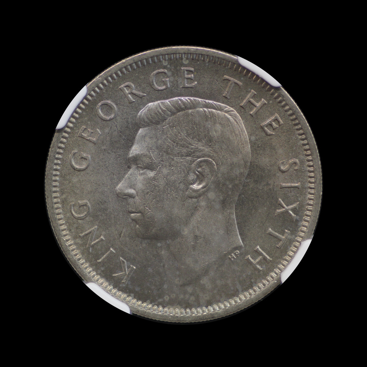 New Zealand Florin 1951. NGC MS65