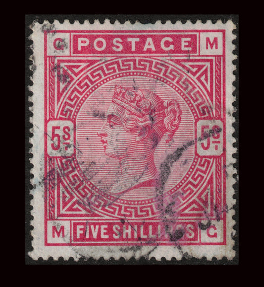 1884 5/- Crimson