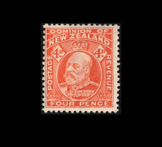 1909 4d EVII orange