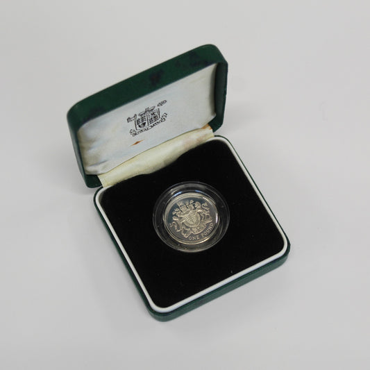 1983 Piedfort Silver One Pound Proof