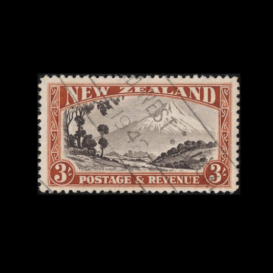 1941 3/- Mt Egmont,