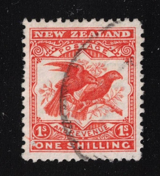 1907 1/- Kaka reduced. FU