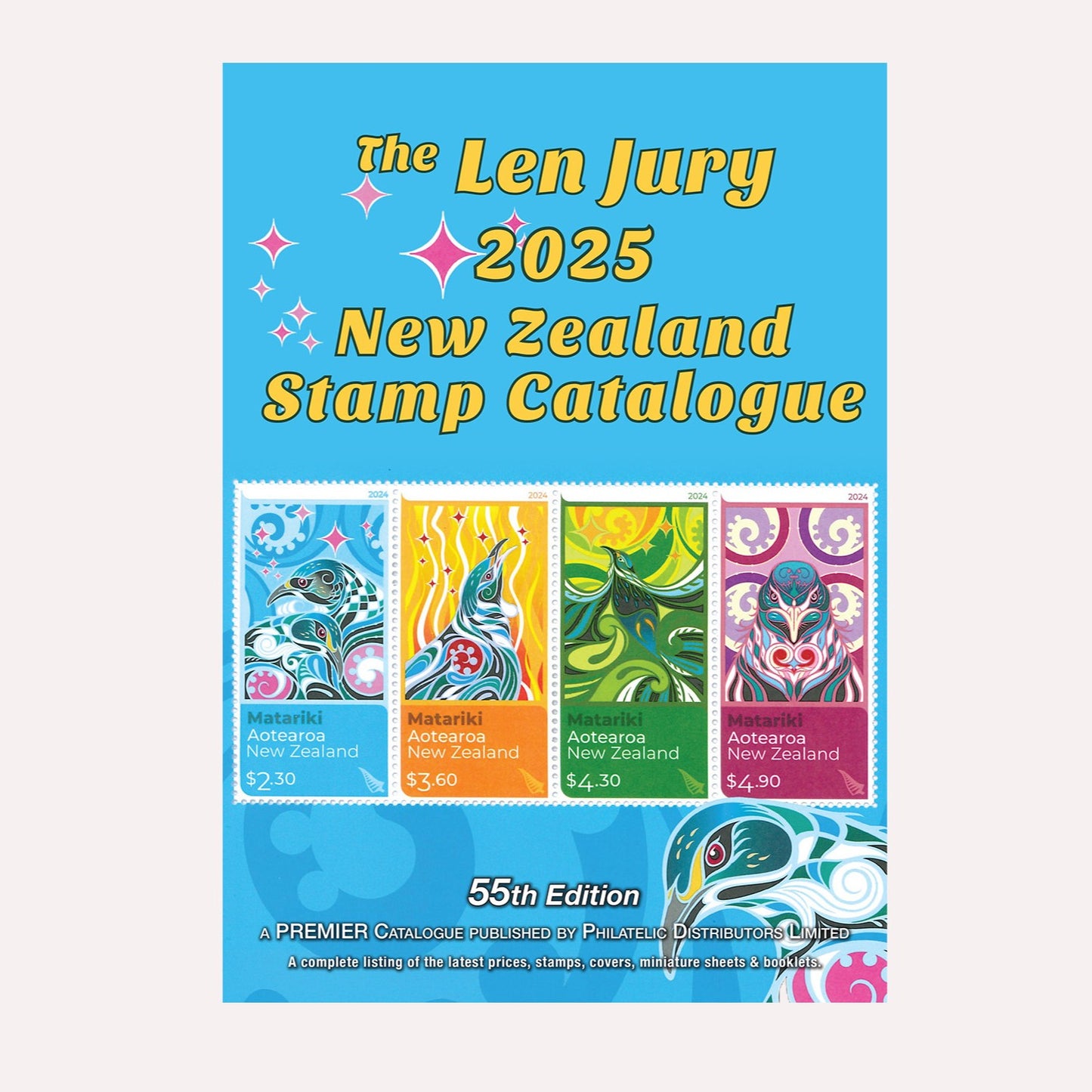 Len Jury 2025 New Zealand Stamp Catalogue