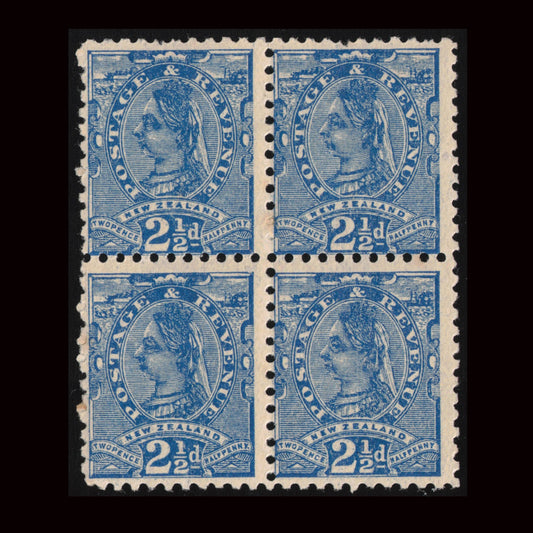 1897 2½d SSF Block of 4