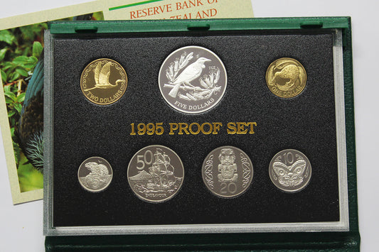 1995 Proof Set $5 Tui .925 Silver Coin