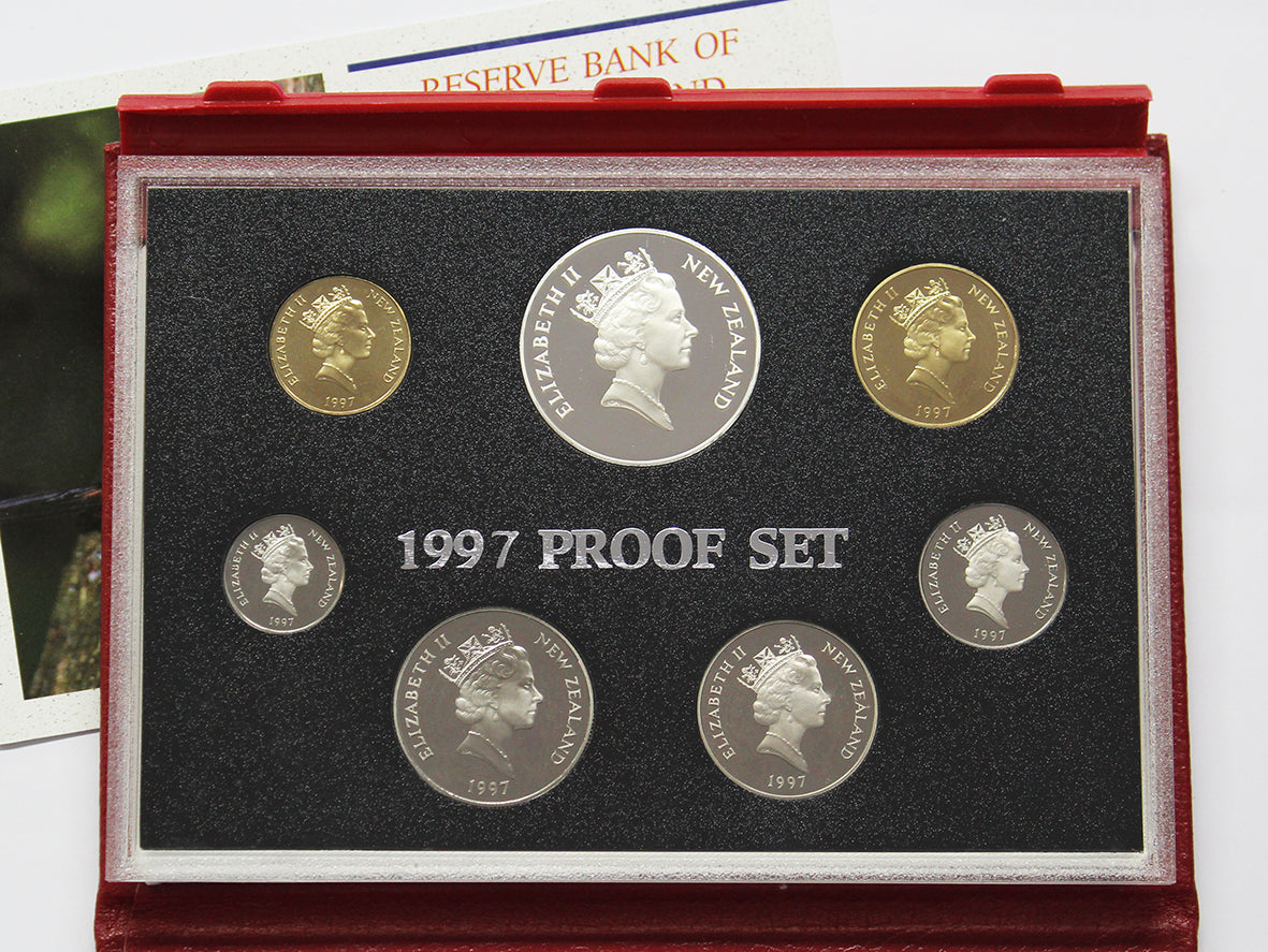 1997 Proof Set With $5 Saddleback .925 Silver Coin