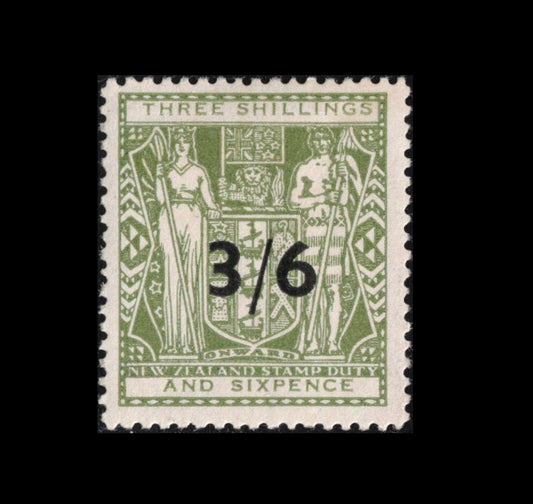 1953 3/6d on 3/6d Arms