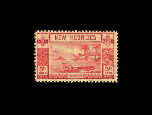 New Hebrides 1938 5f