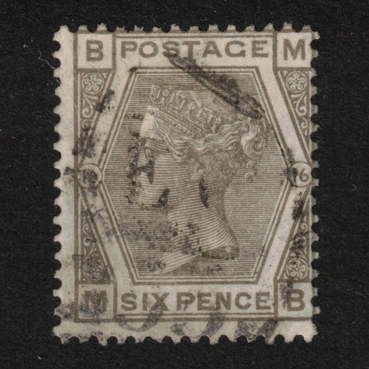 1878 6d grey