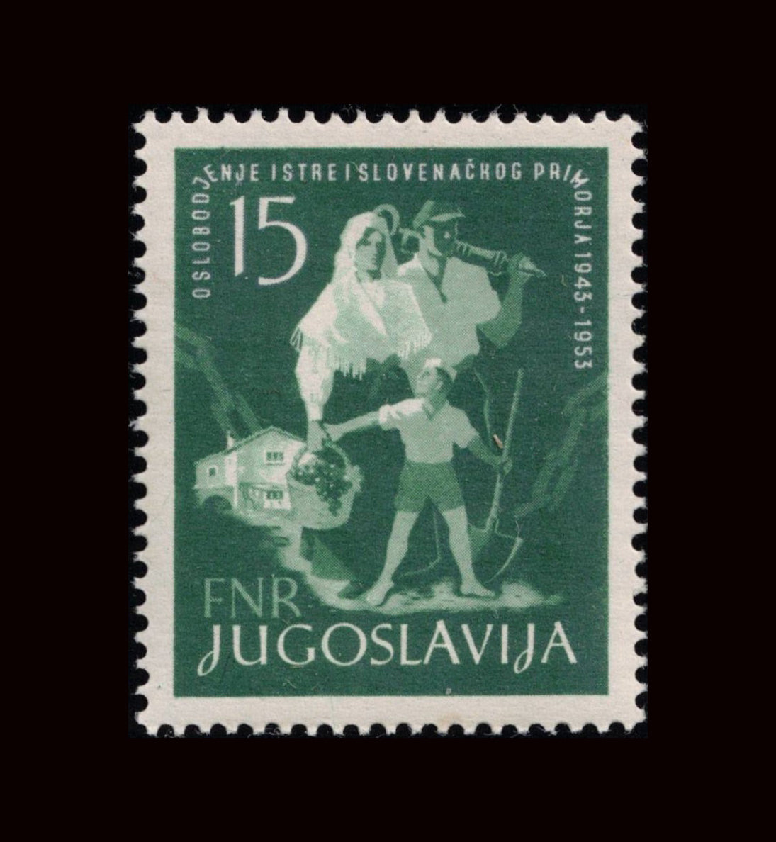 Yugoslavia 1953 15D