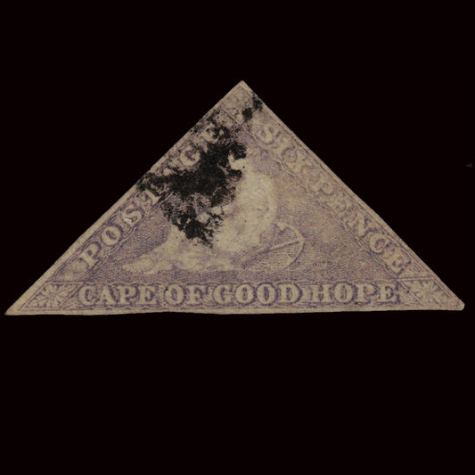 Cape of Good Hope 1858 6d Pale Rose-Lilac