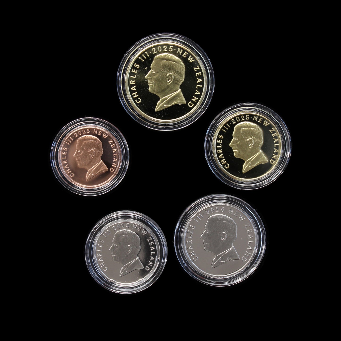 2025 Limited Edition New Zealand Five-Coin Proof Set